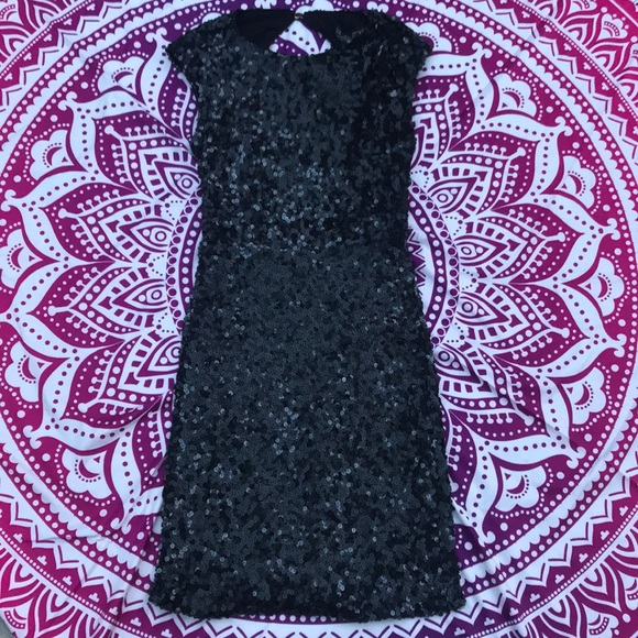 Rachel Zoe Dresses & Skirts - NWT ✨ Rachel Zoe Black Sequin Open Back Mini Dress